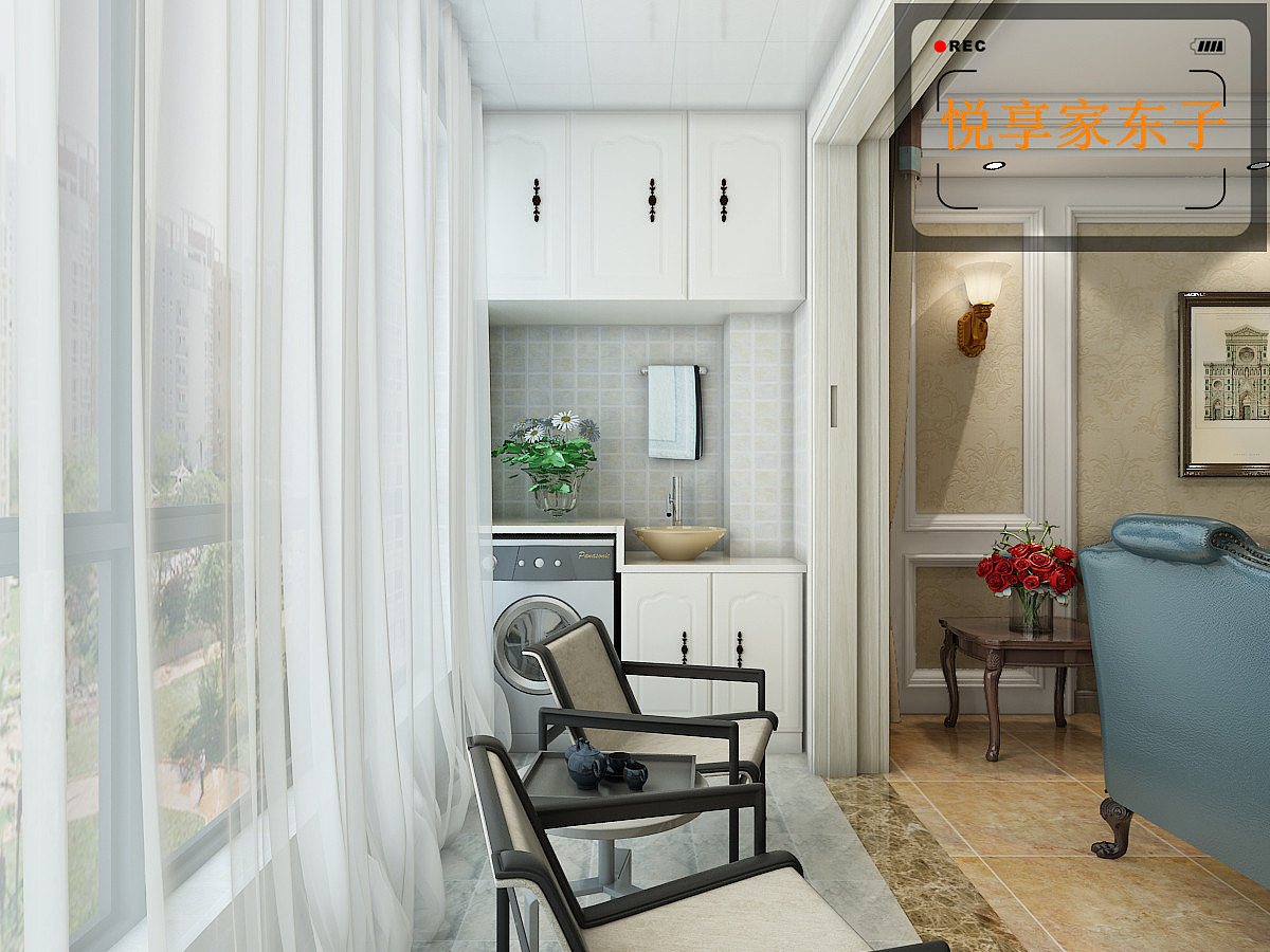 集美貌和实用性于一身的清新设计,石家庄刘先生130㎡美式三居