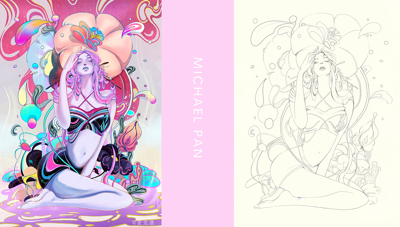 彩虹系列 近期插画作品合集 麦克潘