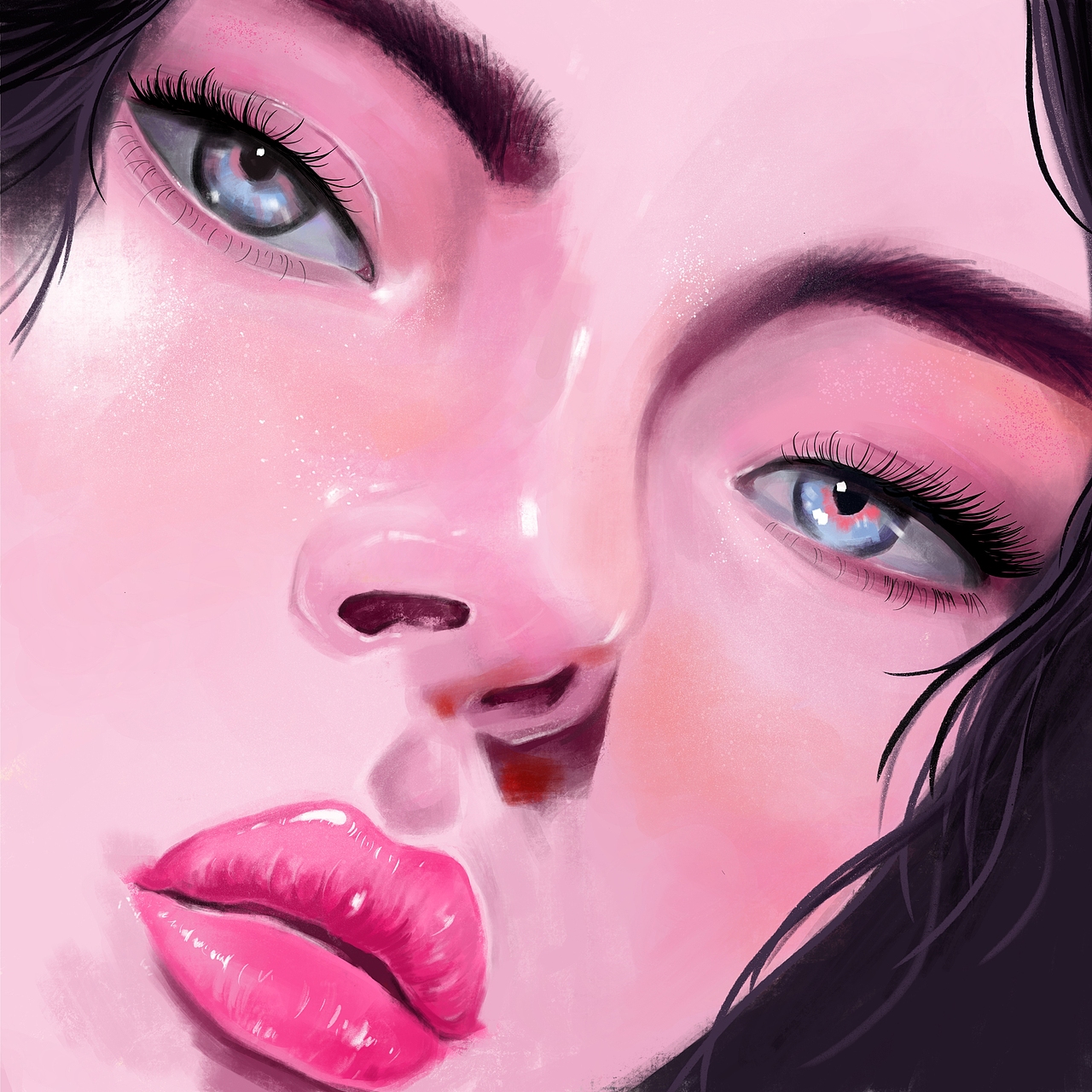 魅惑欧美小姐姐【IPAD插画录播】