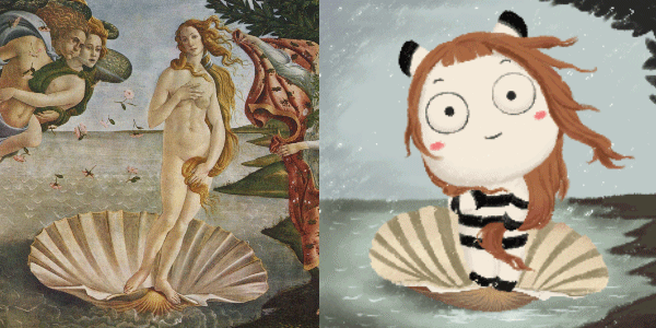 微信表情│斑马君世界名画