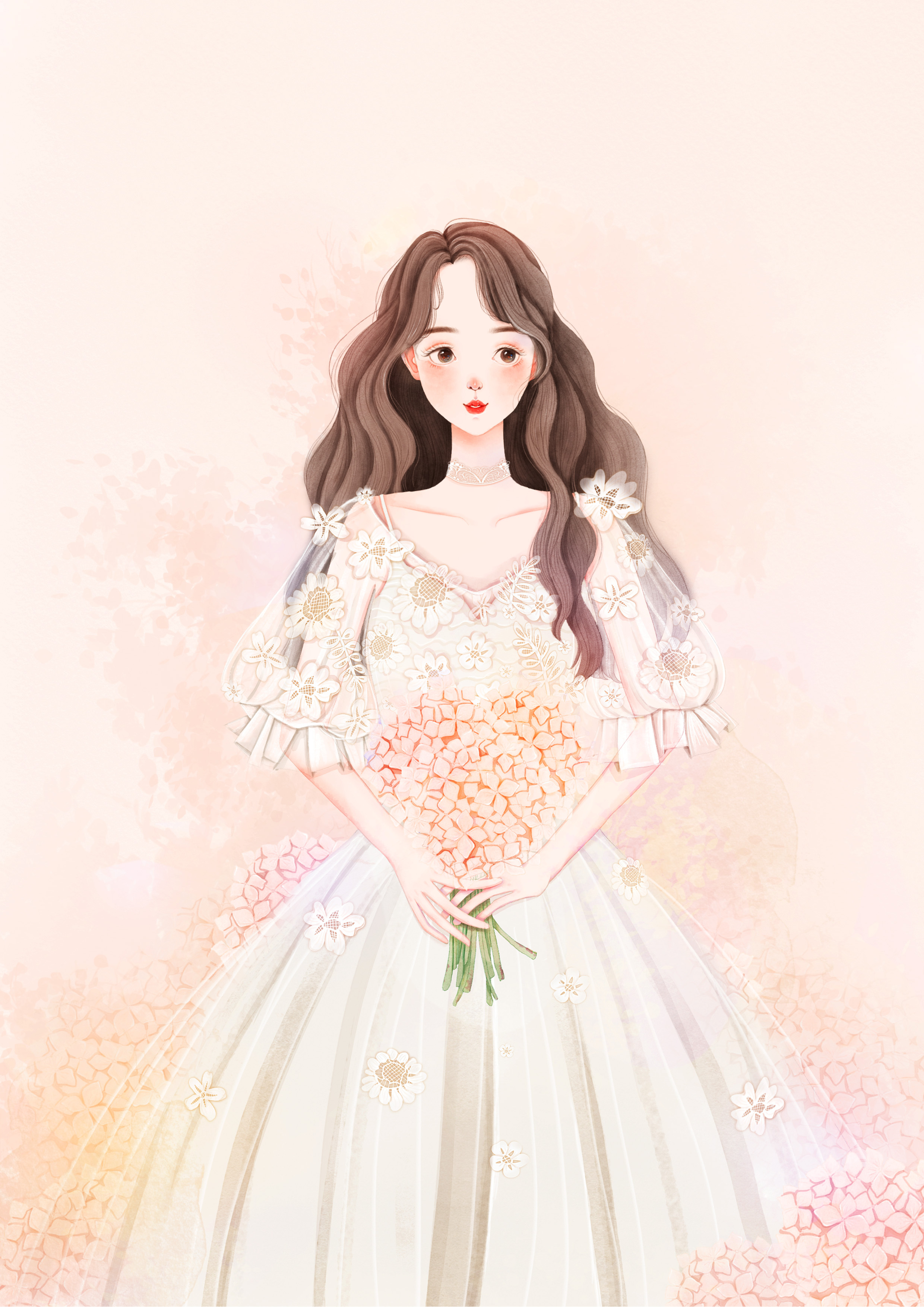 2019少女插画小结_德音dy-站酷zcool