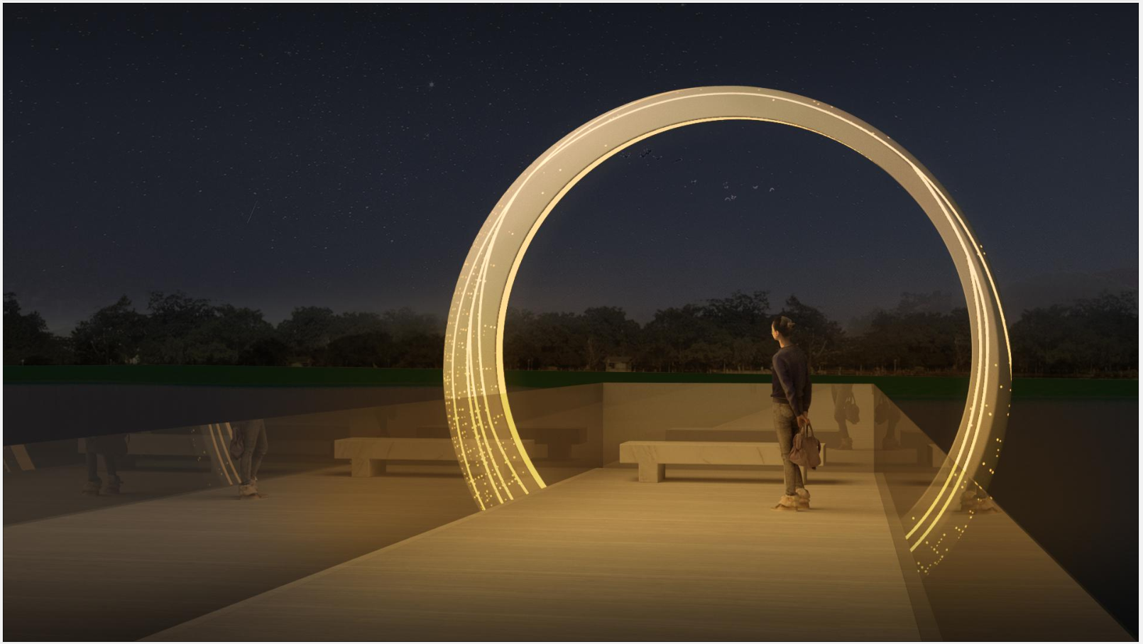 邛海17度——星月湖公园公共艺术雕塑装置