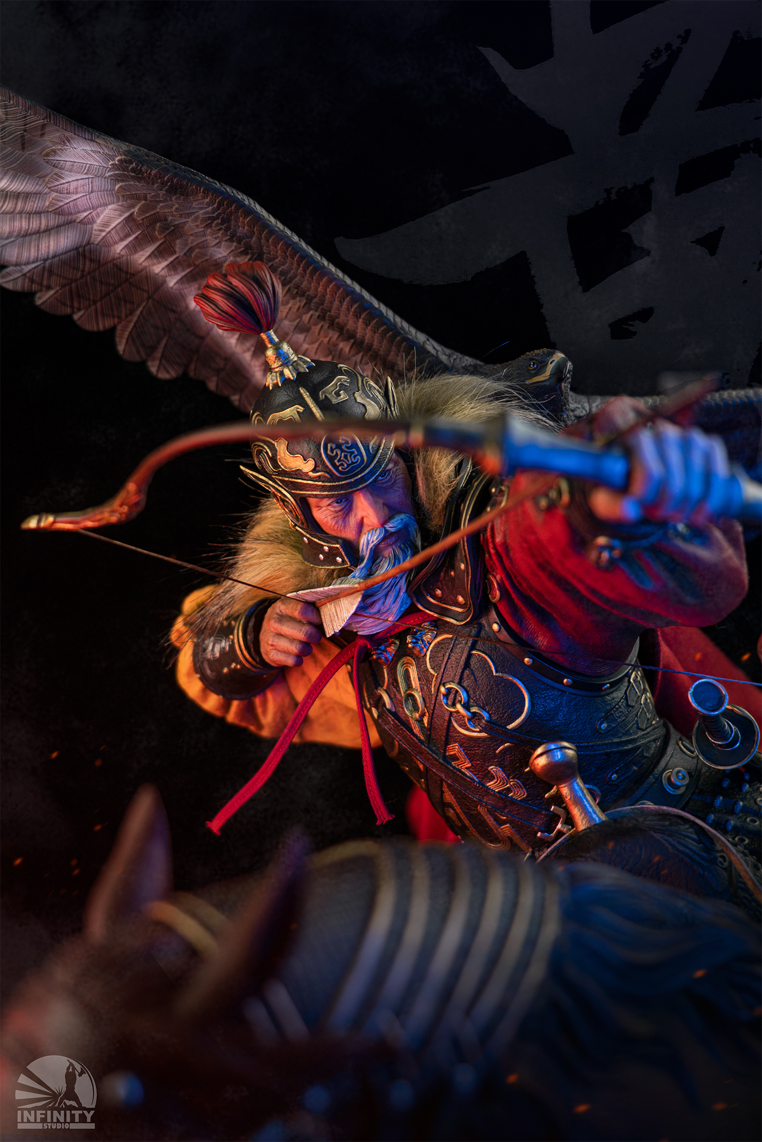 开天工作室【三国五虎系列 1/4黄忠雕像】新品公布