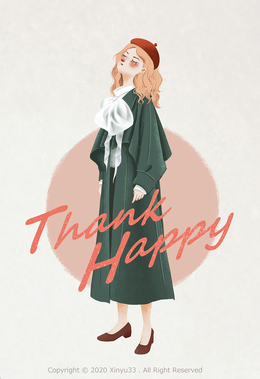 时尚气质风衣女孩|插画|商业插画|新鱼三三 - 原创作品 - 站酷 (zcool