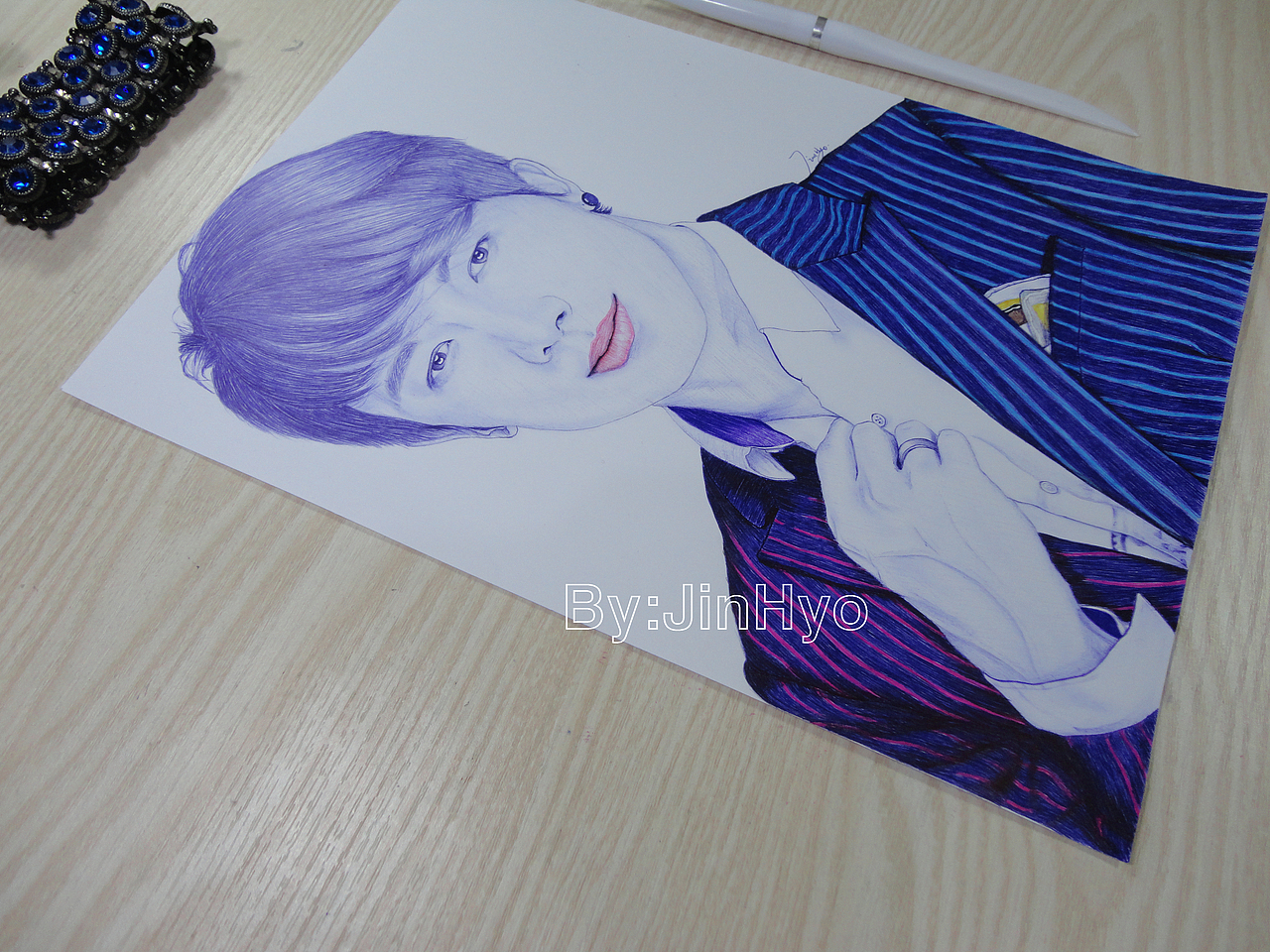 手绘 李明霖（图ZMTExMjcyMzcy） - 绘画 - 站酷设计师陈晓JinHyo原创素材 - 站酷ZCOOL