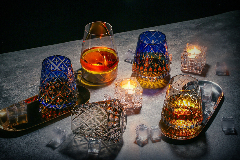 雪兰莪玻璃杯拍摄