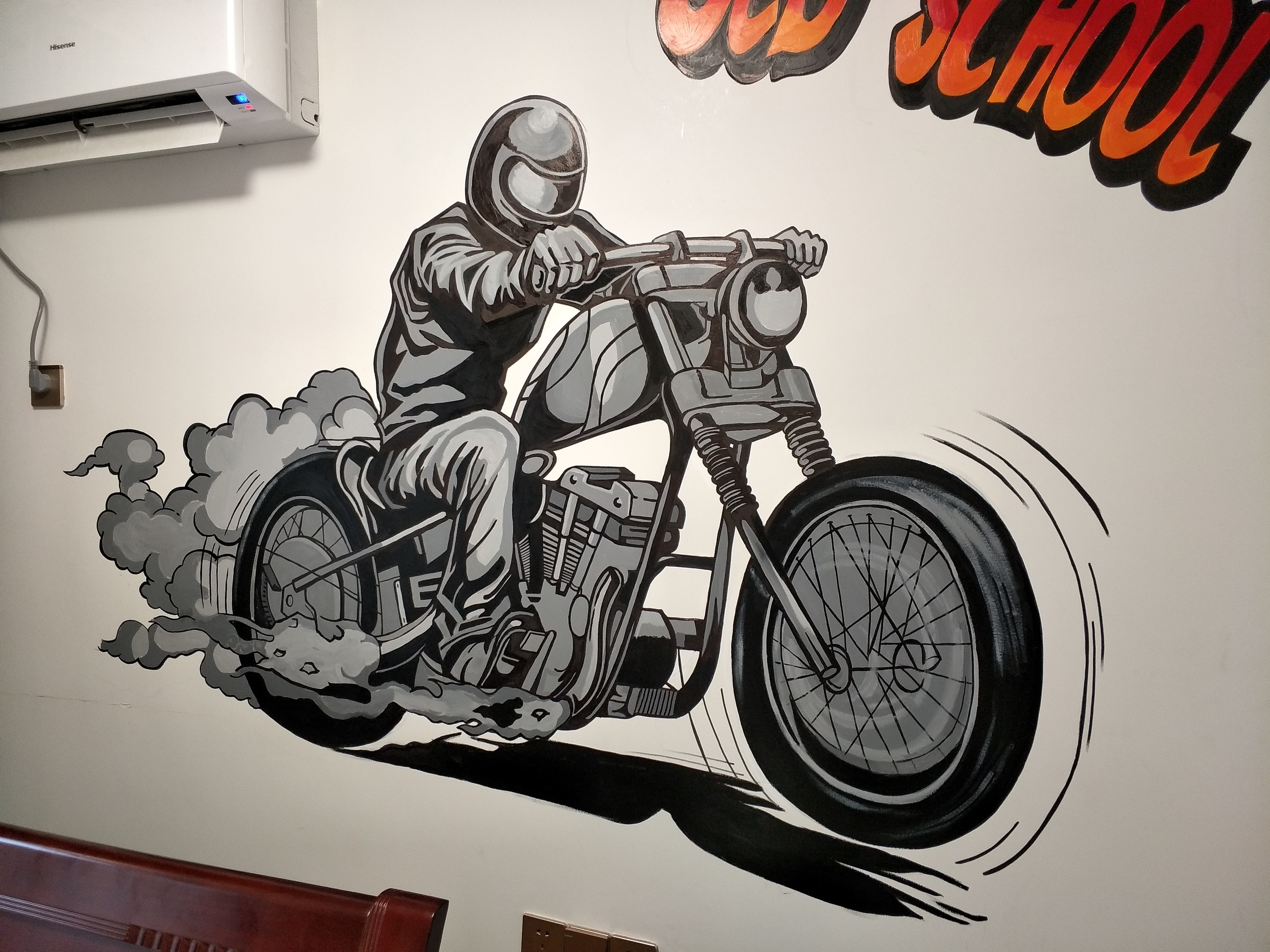 张家界客栈手绘墙一