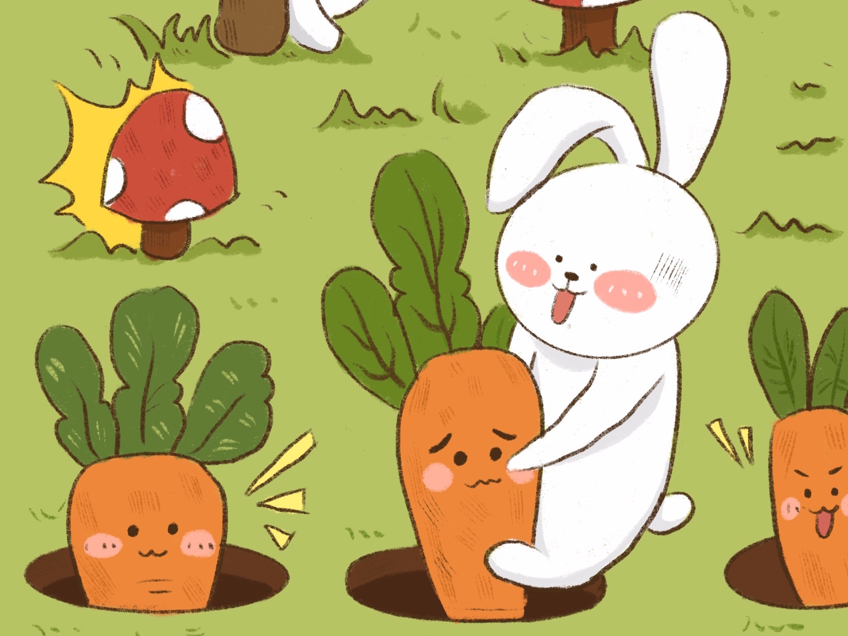 森林小兔子设计图__动漫人物_动漫动画_设计图库_昵图网nipic.com
