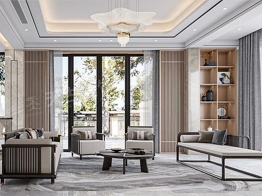 华侨城天澜美墅装修,礼嘉别墅装修,天古设计师谭庆波