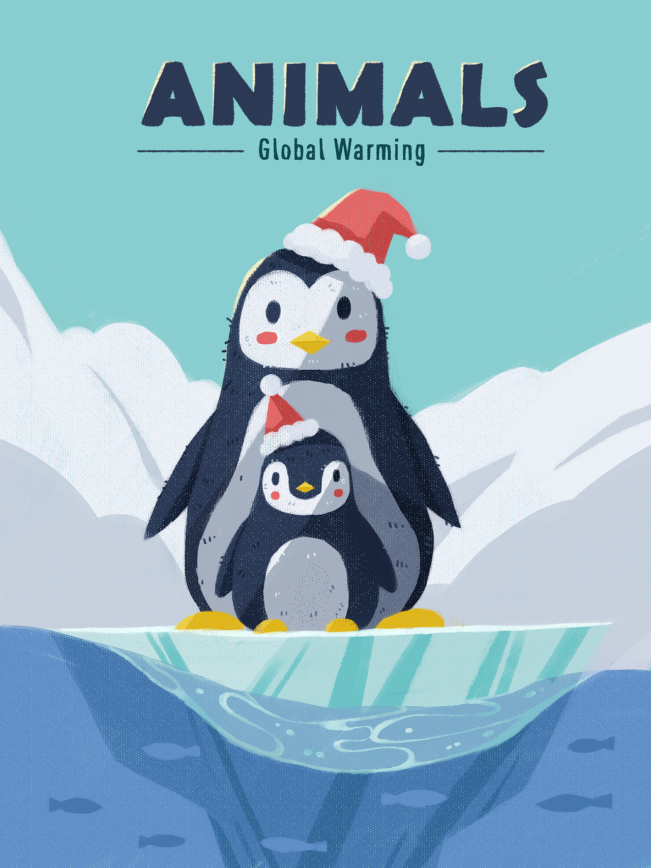 全球变暖|插画|创作习作|木头脑蛋_原创作品-站酷zcool