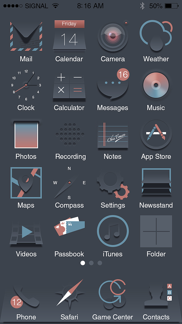 ios_1（图ZMTA3OTE1NDA=） - 主题/皮肤 - 站酷设计师ObisTiman原创素材 - 站酷ZCOOL