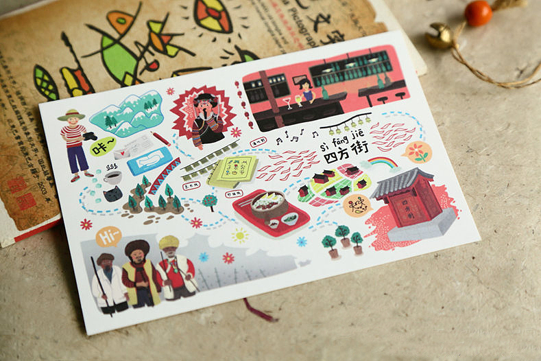 猫空·丽江系列明信片