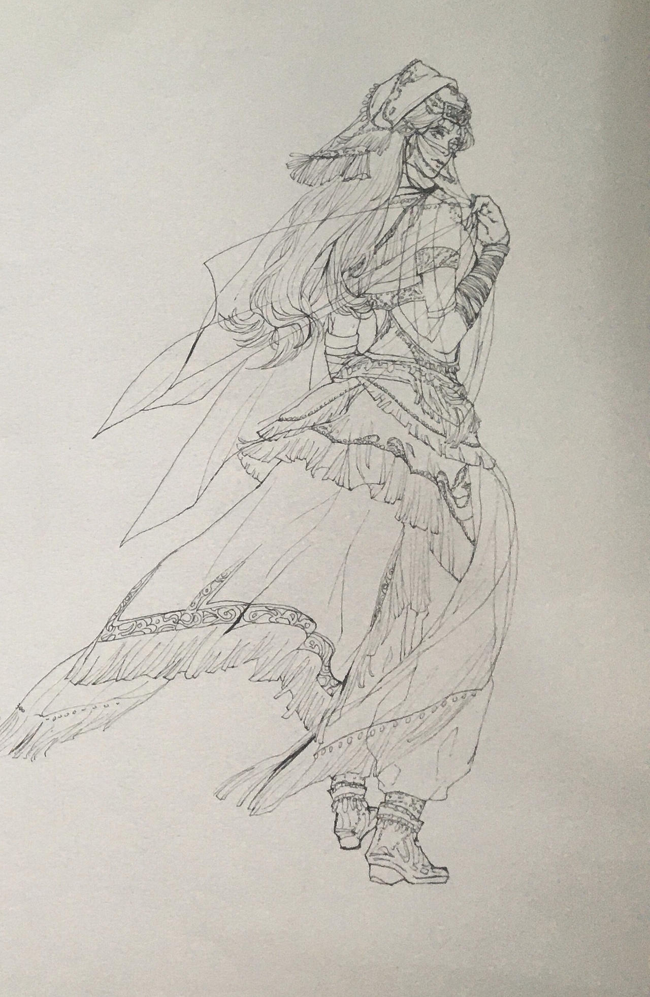 最近画的几张角色造型