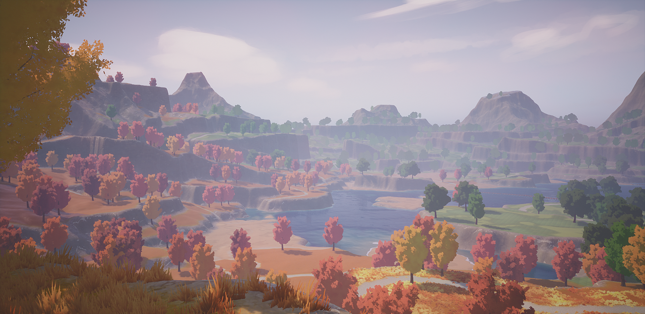 UE4卡通渲染_Stylized_Valley（图ZMjY0NTQyOTgw） - 动画/影视 - 站酷设计师小中尉原创素材 - 站酷ZCOOL
