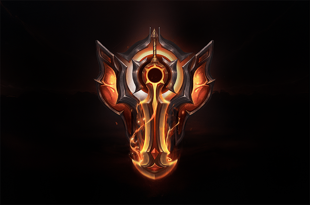 13原创作品ui图标英雄联盟徽章图标暗黑lol英雄联盟人物图标化练习