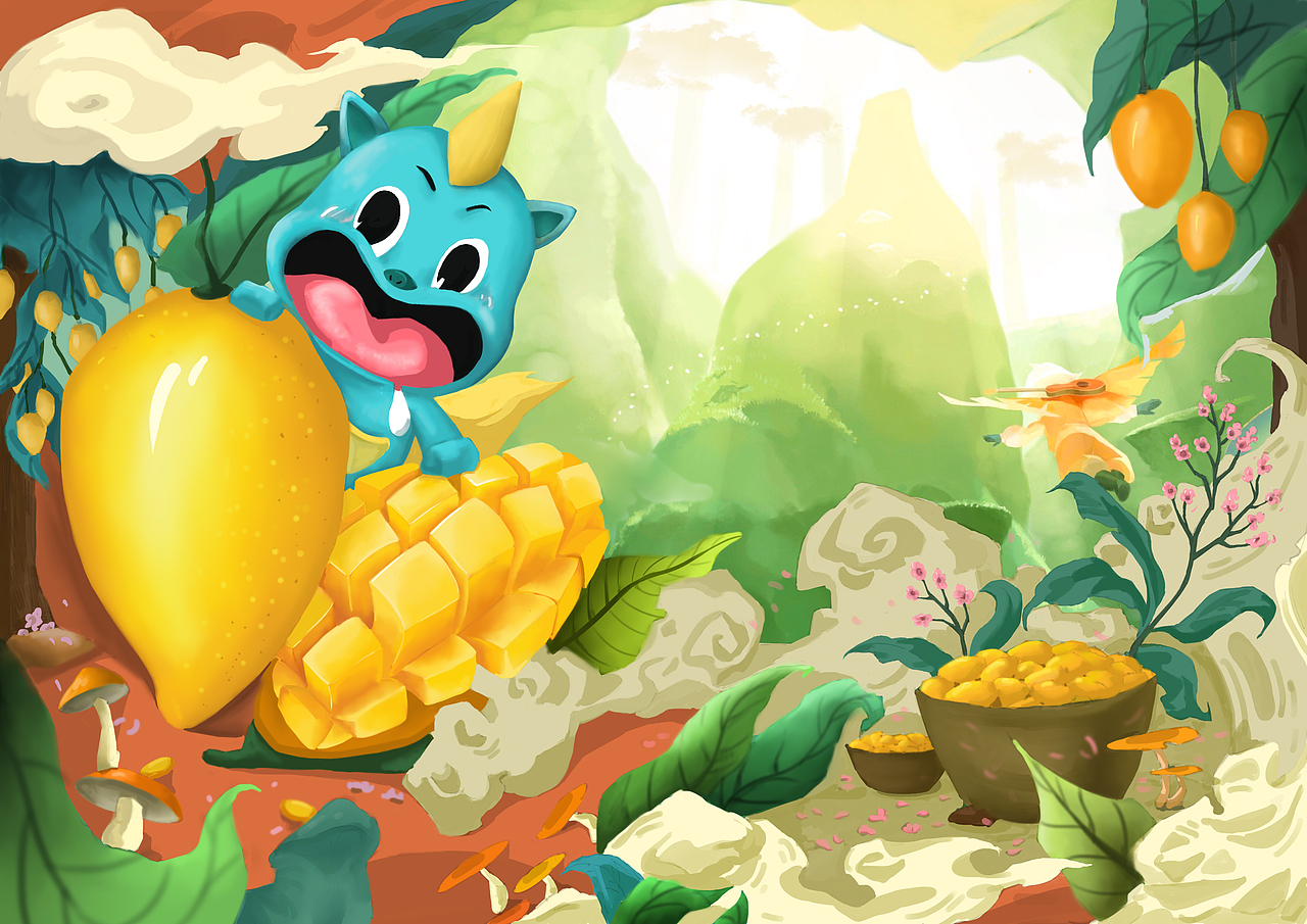 食品封面插画（图ZMjg0ODg4MDY0） - 商业插画 - 站酷设计师霍羿HuoY原创素材 - 站酷ZCOOL