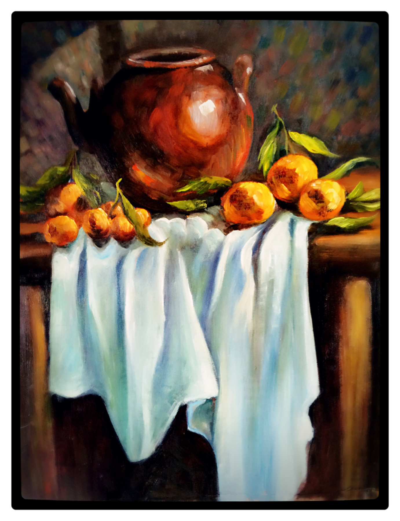 罐子与水果|纯艺术|油画|安韾手绘 - 原创作品 - 站酷 (zcool)