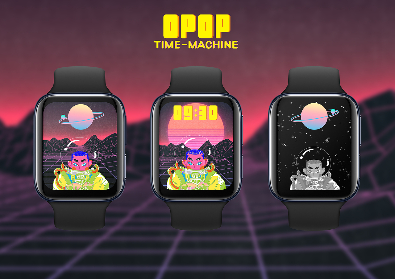 万物皆可盘盘盘-OPPO Watch表盘创意设计（图ZMjA3ODcwMTc2） - 主题/皮肤 - 站酷设计师五藏小次郎原创素材 - 站酷ZCOOL