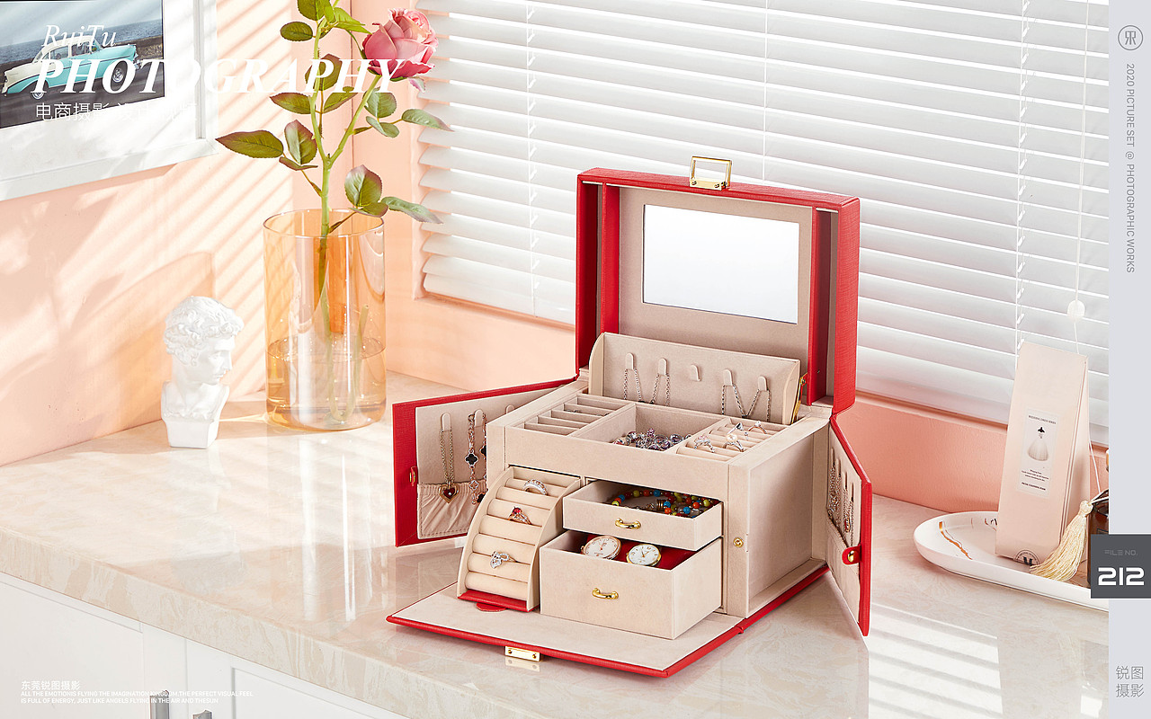 化妆盒✖化妆品收纳盒 静物类拍摄 RUITU锐图产品摄影（图ZMjM2OTA0MjMy） - 产品摄影 - 站酷设计师东莞电商产品摄影原创素材 - 站酷ZCOOL