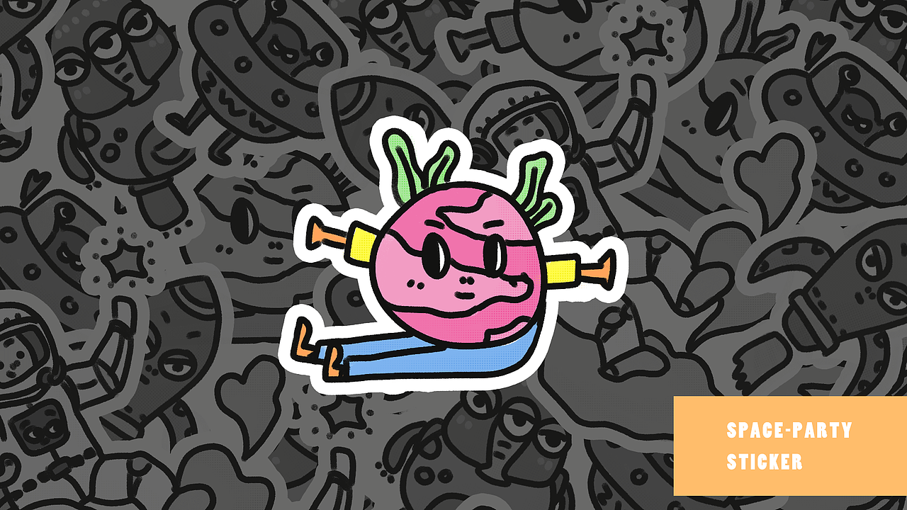 贴纸插画（图ZMTgwNDE3MDk2） - 商业插画 - 站酷设计师两只米奇的身高差原创素材 - 站酷ZCOOL