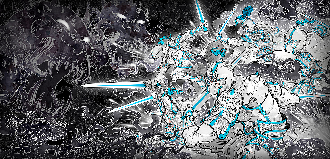 疫战英雄（图ZMTk1NDY5MzIw） - 艺术插画 - 站酷设计师小泉原创素材 - 站酷ZCOOL