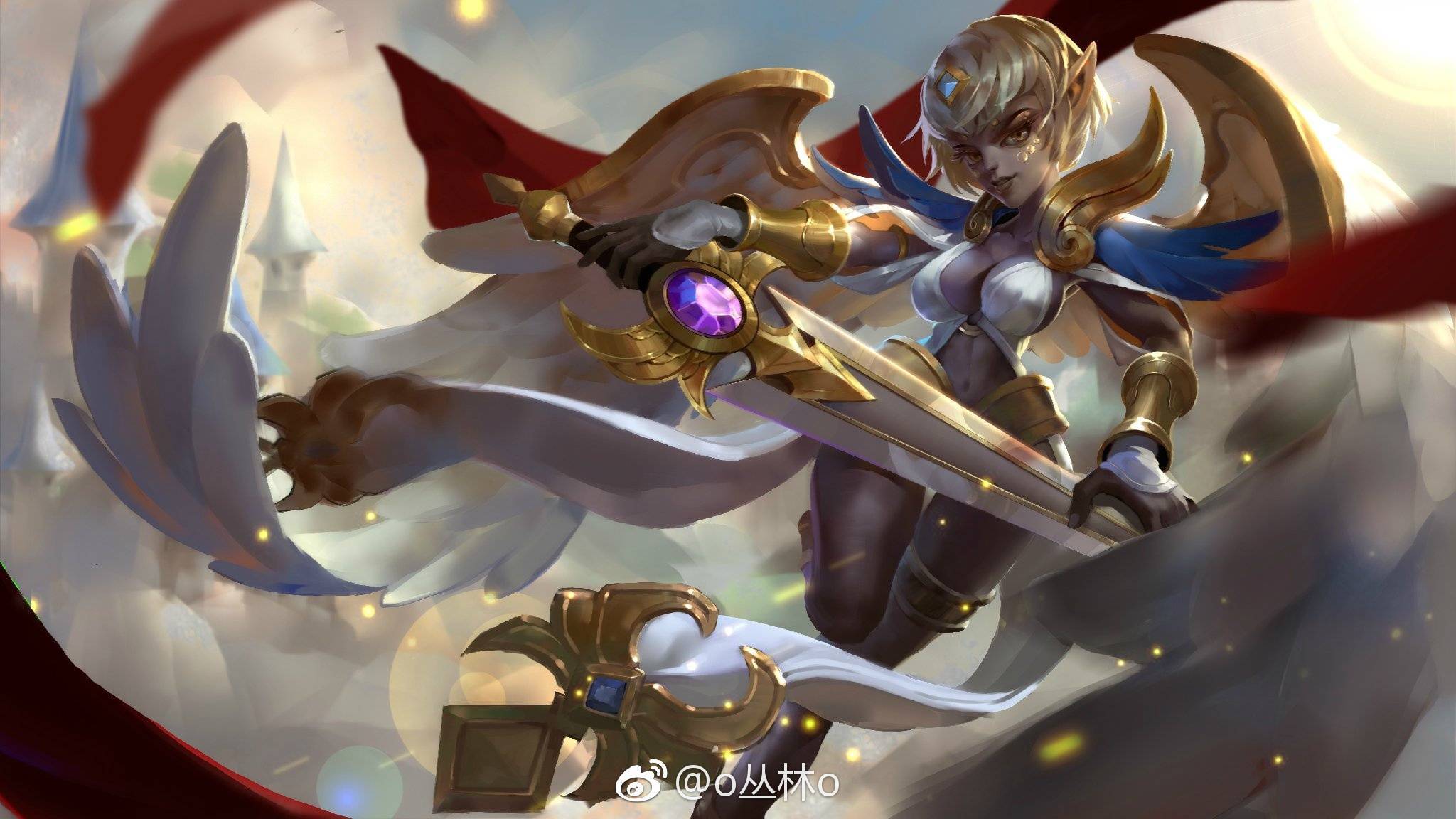 天使|插画|游戏原画|clin丛林 - 原创作品 - 站酷 (zcool)