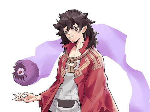 饕餮男角色概念设计