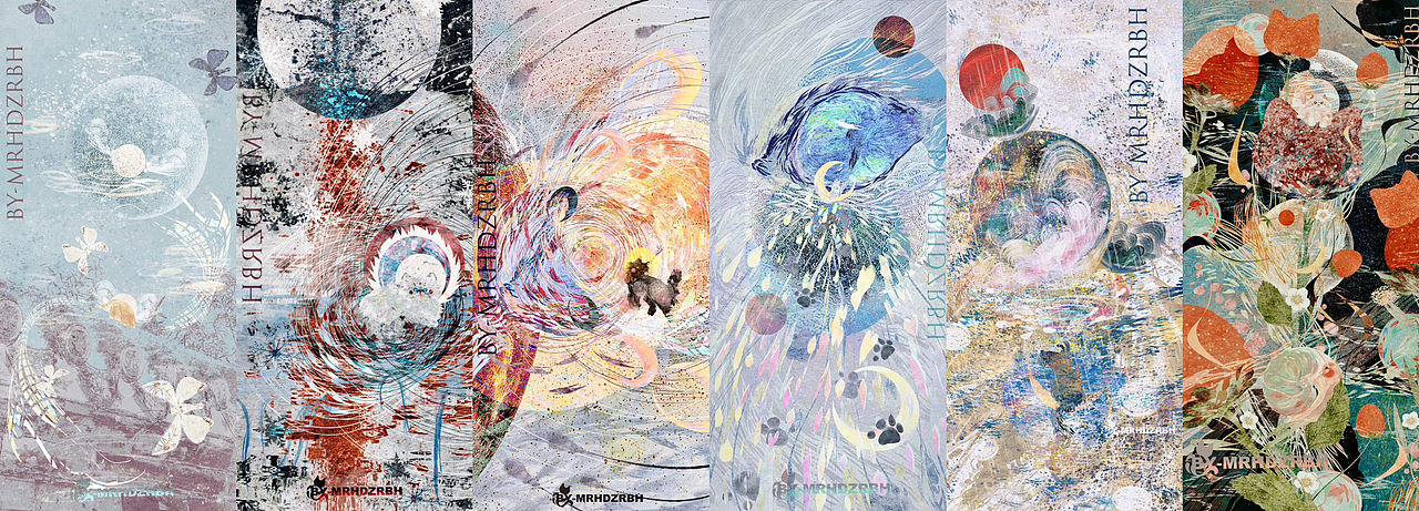 《绘梦》伍【2023】（图ZMzU4Njk2NzQ0） - 实验艺术 - 站酷设计师美如画的中二病原创素材 - 站酷ZCOOL