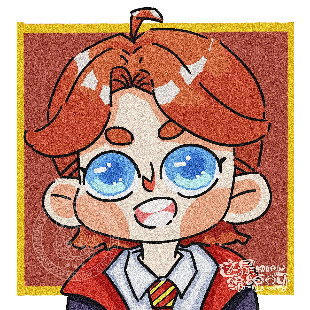 哈利波特Q版头像（图ZMjc4ODYzMDIw） - 儿童插画 - 站酷设计师是绵绵呀原创素材 - 站酷ZCOOL