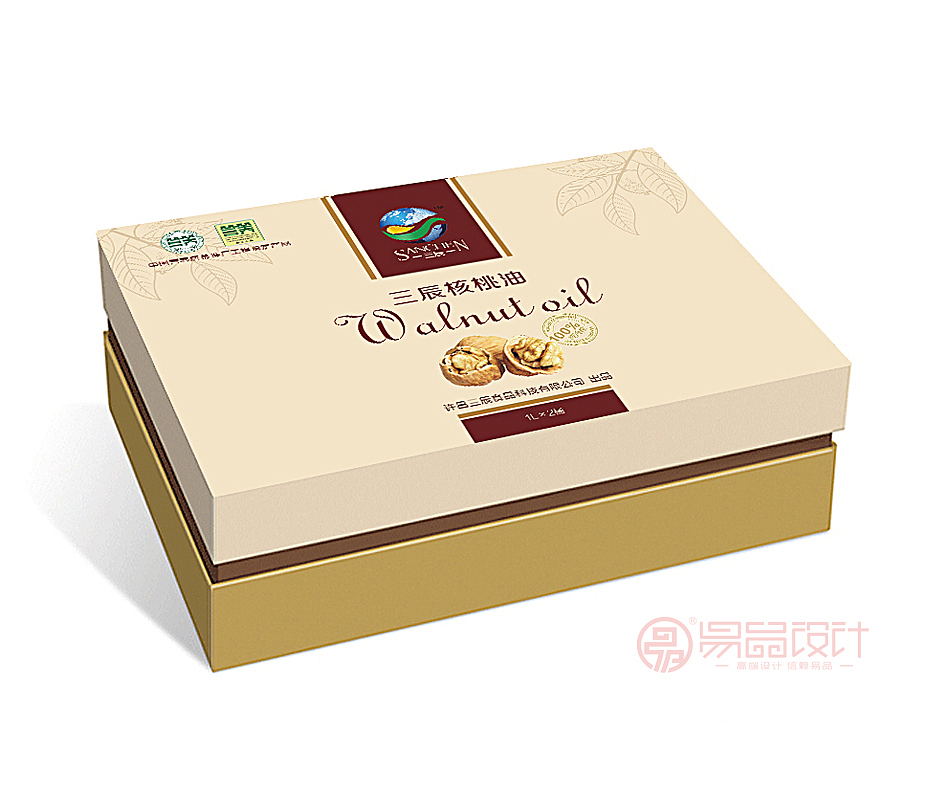 核桃油礼盒设计核桃油包装套装设计方案油外包装设计（图ZMjI1NDgzMjEy） - 包装 - 站酷设计师TEL_15378782077原创素材 - 站酷ZCOOL