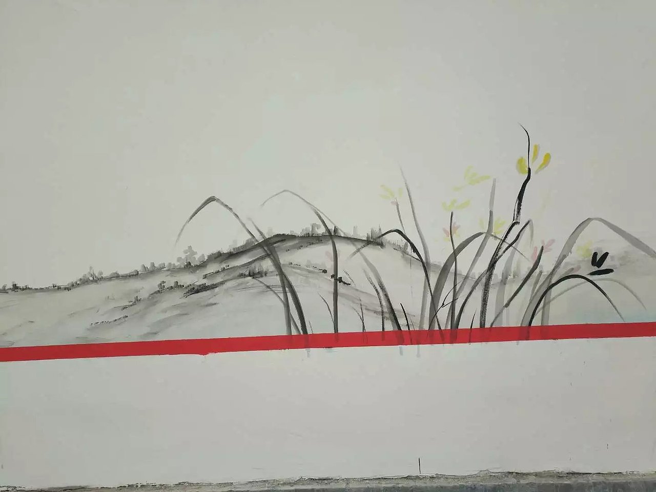 蜀绘壁画作品-乡村文化墙（图ZMTE3NTA2MjA4） - 建筑设计 - 站酷设计师蜀绘壁画原创素材 - 站酷ZCOOL