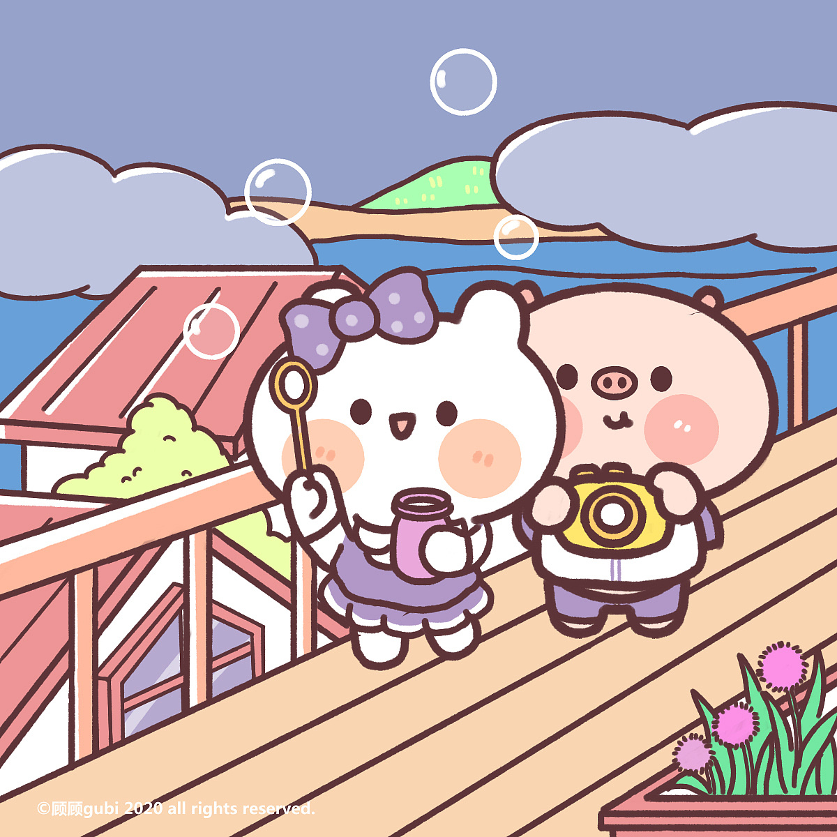 猪次郎与兔几酱情侣日常