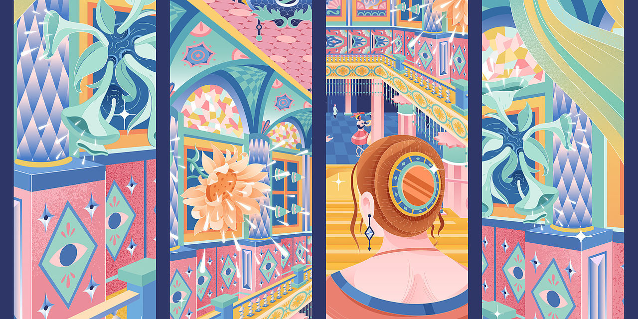 文艺新复兴（图ZMjEyMTQxNDcy） - 商业插画 - 站酷设计师麦扬原创素材 - 站酷ZCOOL