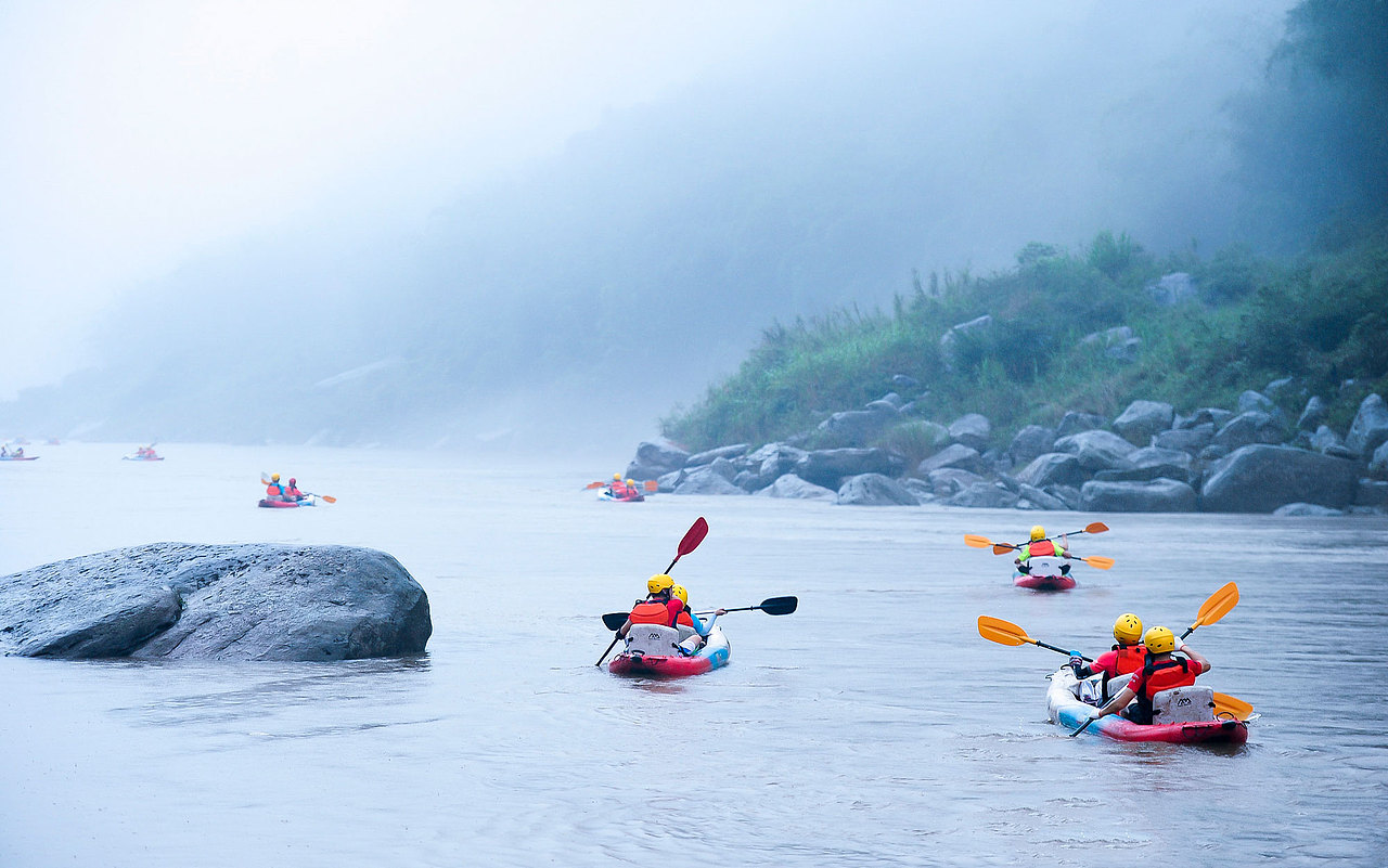 户外三项挑战赛视觉设计
