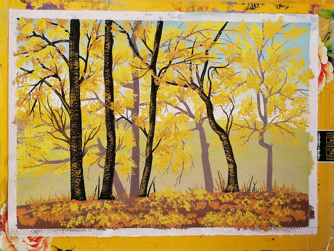 水粉风景画写生步骤|纯艺术|绘画|之木__原创作品-站酷zcool