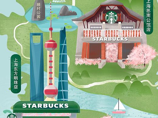 星巴克江浙沪——赏樱地图🌸