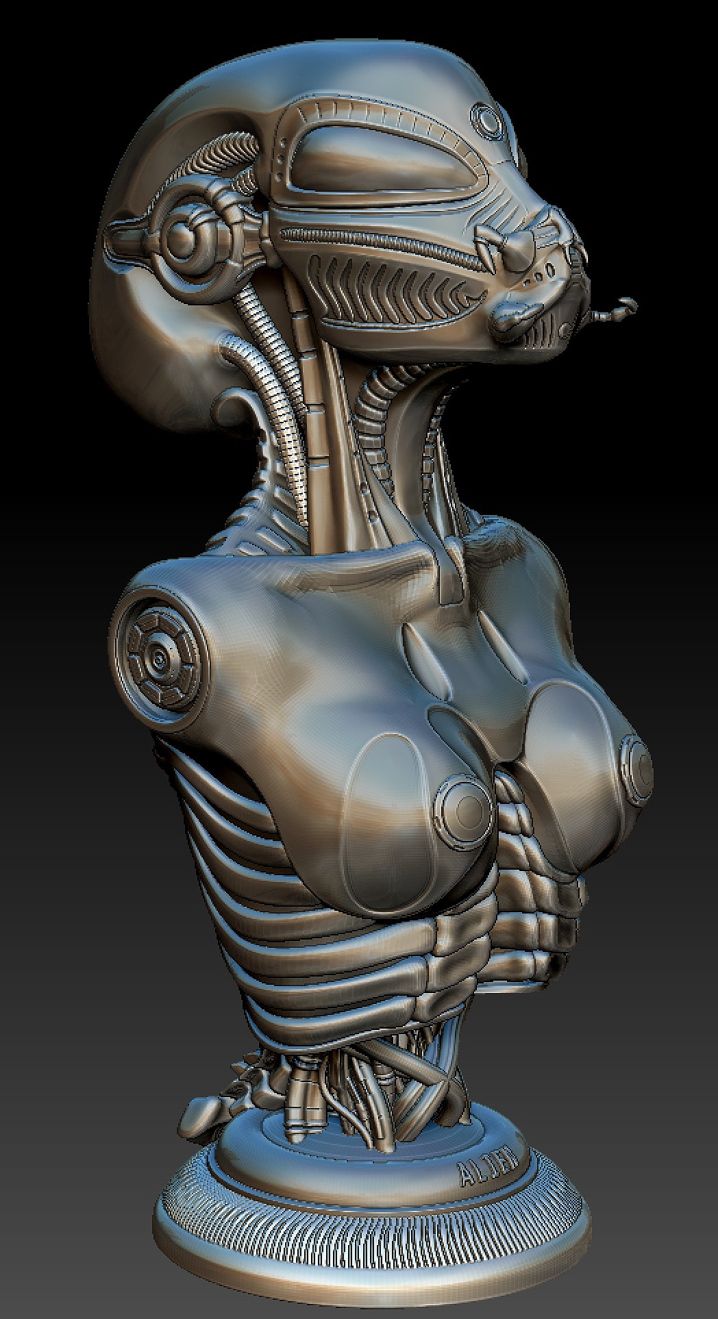 墨生 ALIEN胸像（图ZMTk3MTE1NTAw） - 人物/生物 - 站酷设计师zkd12原创素材 - 站酷ZCOOL