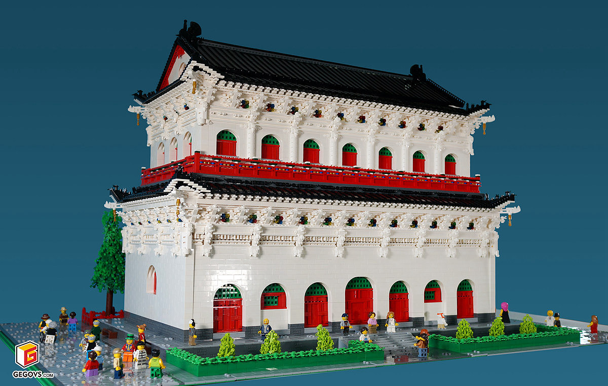 山西五台山显通寺无量殿乐高版