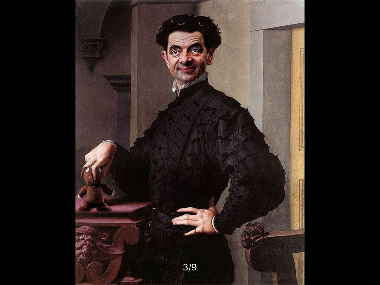 当憨豆乱入名画|平面|ppt/keynote|死机的小魏_原创作品-站酷(zcool)