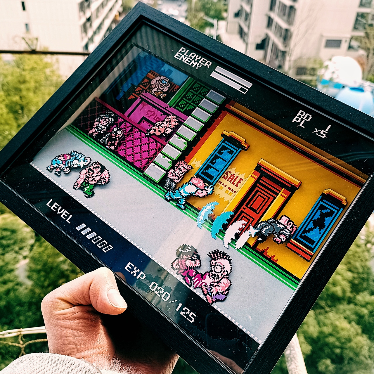 童年玩不起游戏系列之《快打旋风》立体相框