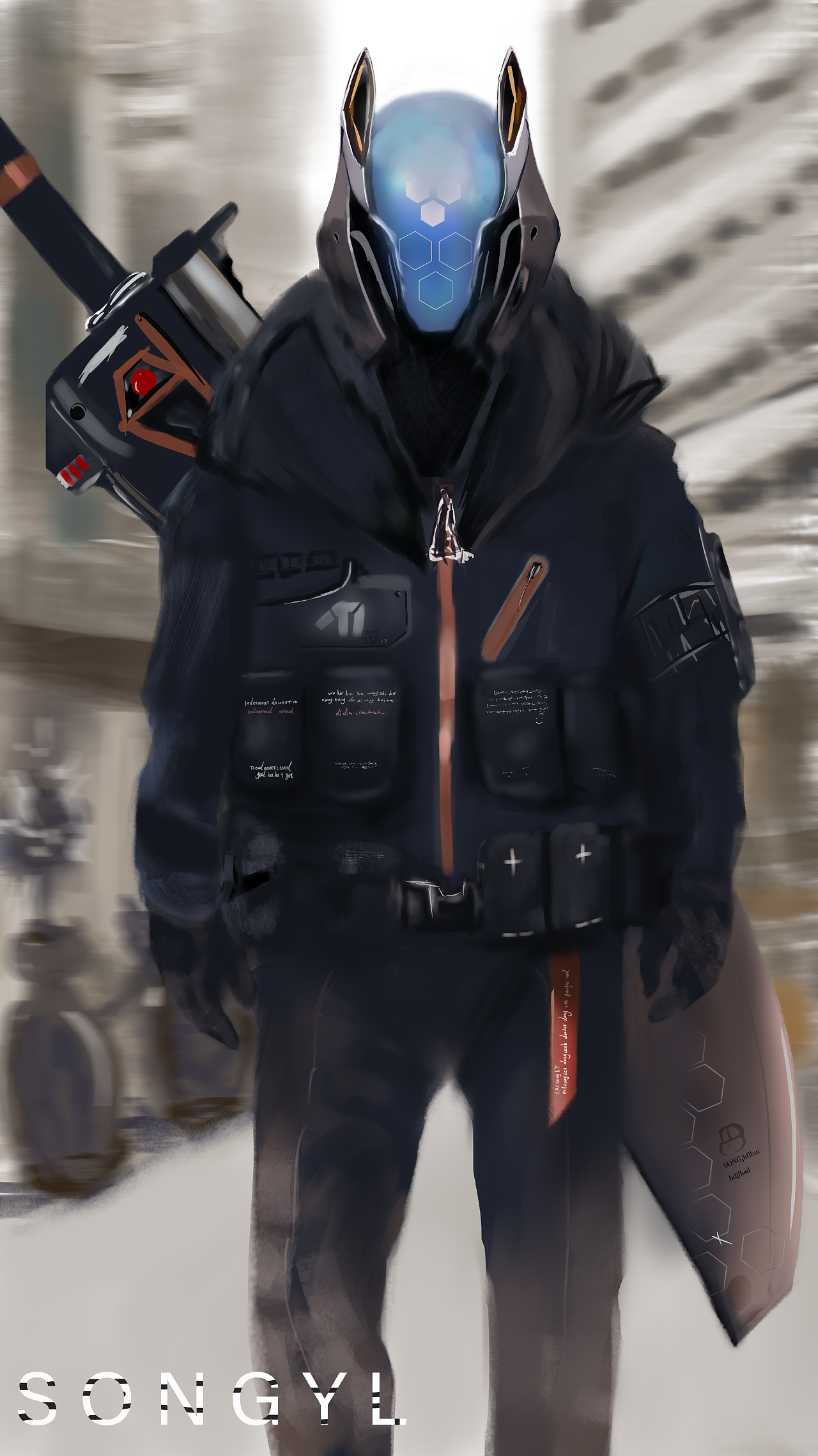 黑武士|插画|概念设定|没陷儿汤圆 - 临摹作品 - 站酷 (zcool)