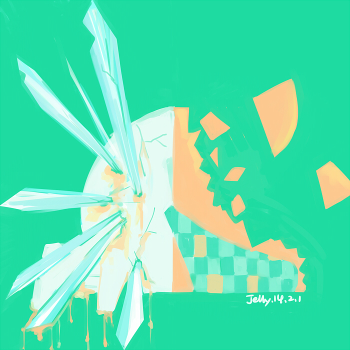 《痛苦》抽象涂鸦合集（图ZMjkwODI5OTk2） - 创作习作 - 站酷设计师摘梨_jelly原创素材 - 站酷ZCOOL