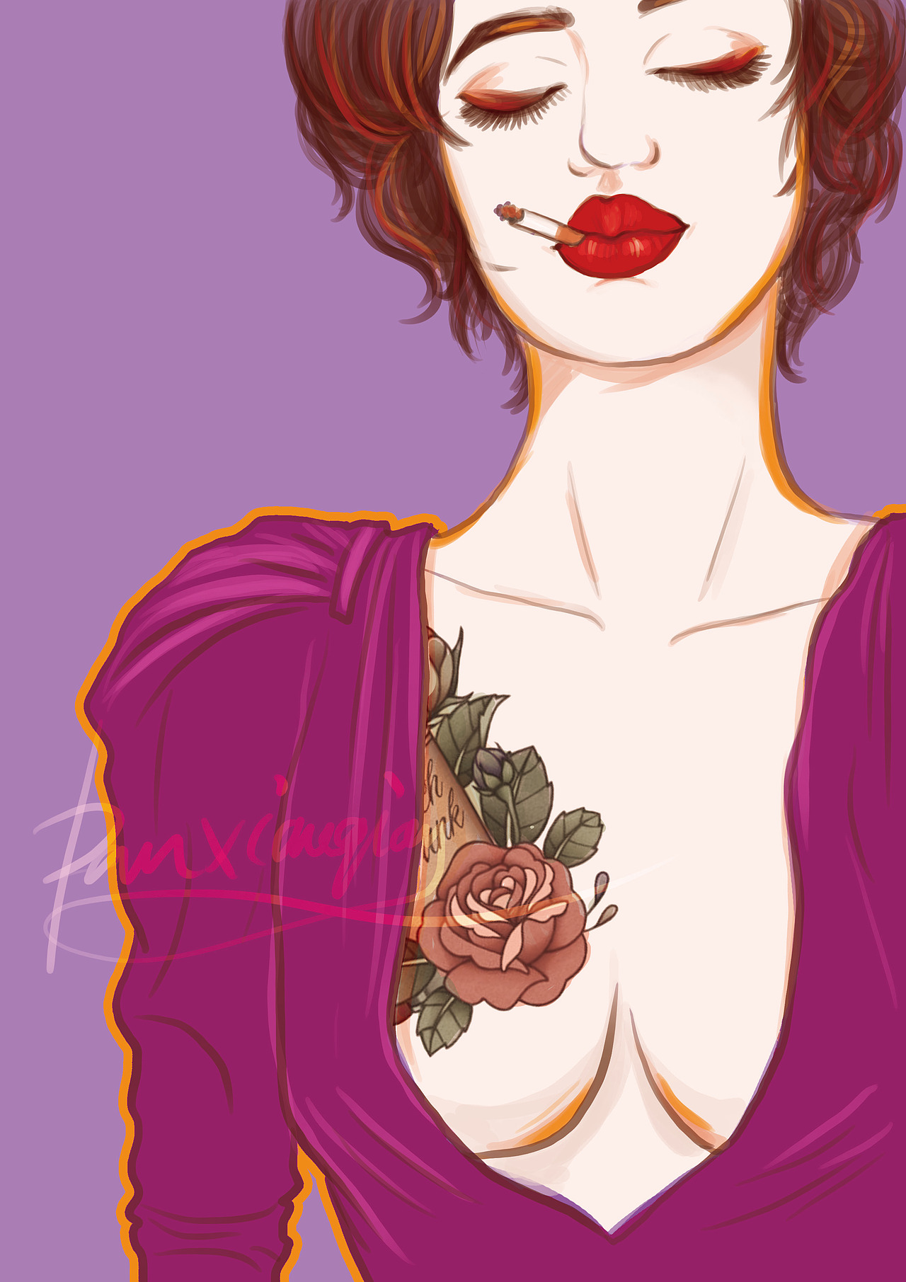 panny原创时尚插画