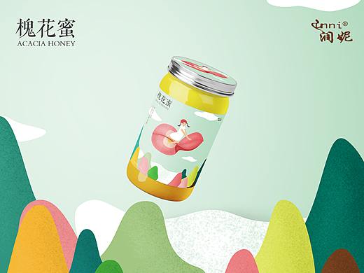 蜂蜜瓶贴