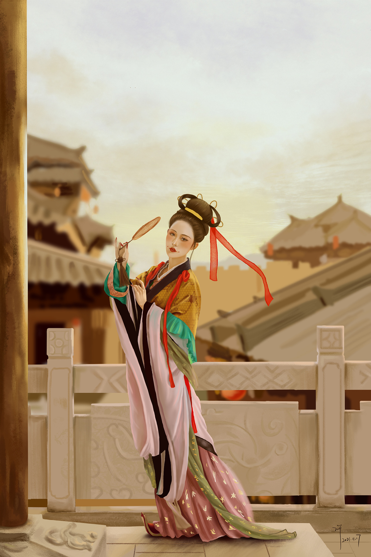 古风《洛神赋》临摹照片摄影师蝈蝈小姐|插画|创作习作|旭798 - 原创