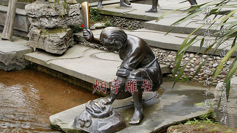 复古代文化，展今朝风采。（图ZMjA5NDU5MjYw） - 雕塑 - 站酷设计师炳宇雕塑艺术原创素材 - 站酷ZCOOL