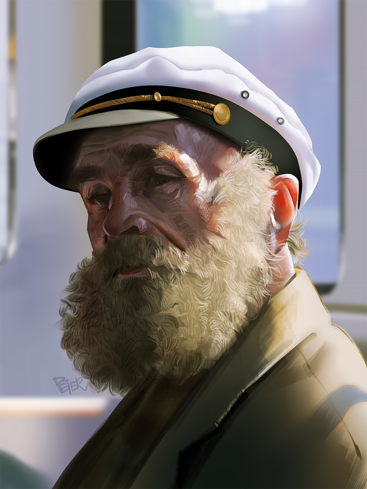 老年人我还是很喜欢画的（图ZMjg2MTUzNzg4） - 商业插画 - 站酷设计师Peter肖吉原创素材 - 站酷ZCOOL