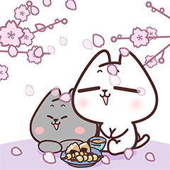 猫与熊||春游篇（图ZMjkyMjI2MzQ0） - 网络表情 - 站酷设计师猫与熊原创素材 - 站酷ZCOOL