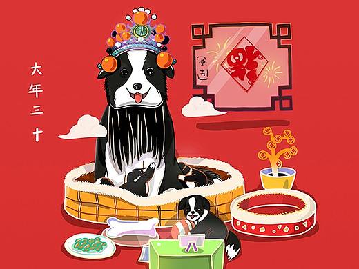 新年狗狗