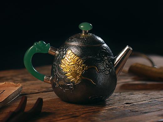 手工银壶（银器类）
